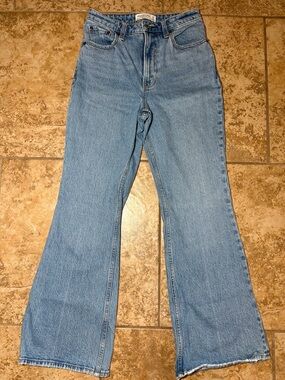 Abercrombie And Fitch The Vintage Flare High Rise Jeans Curve Love Sz 26/2s